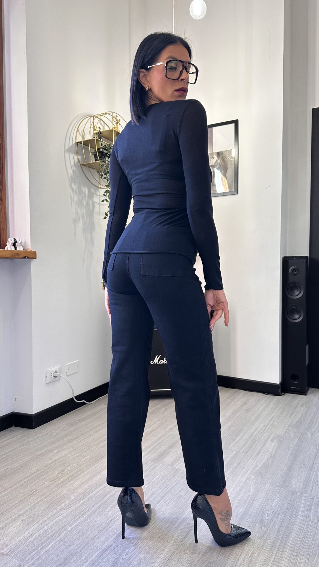 MAGLIA CASHMERE NERA