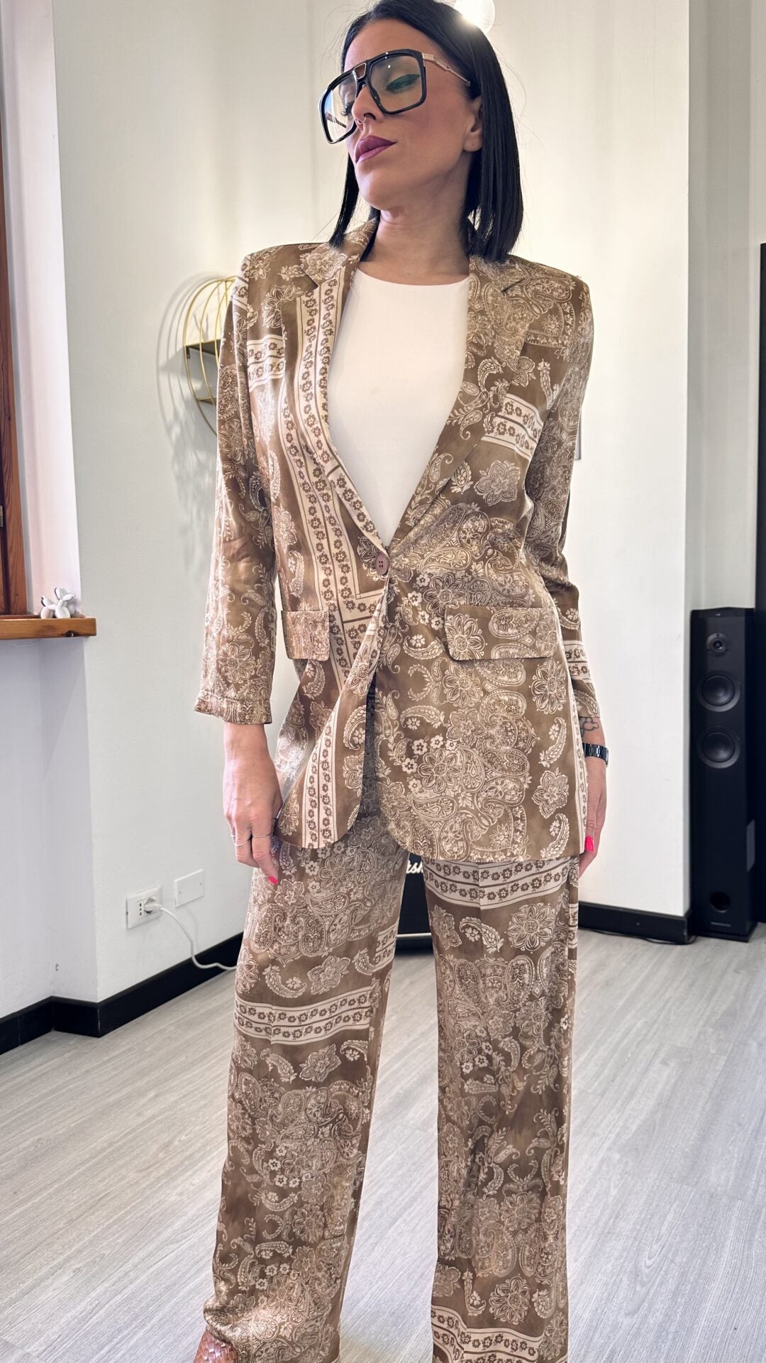 TAILLEUR FANTASIA ECRU (S/M)