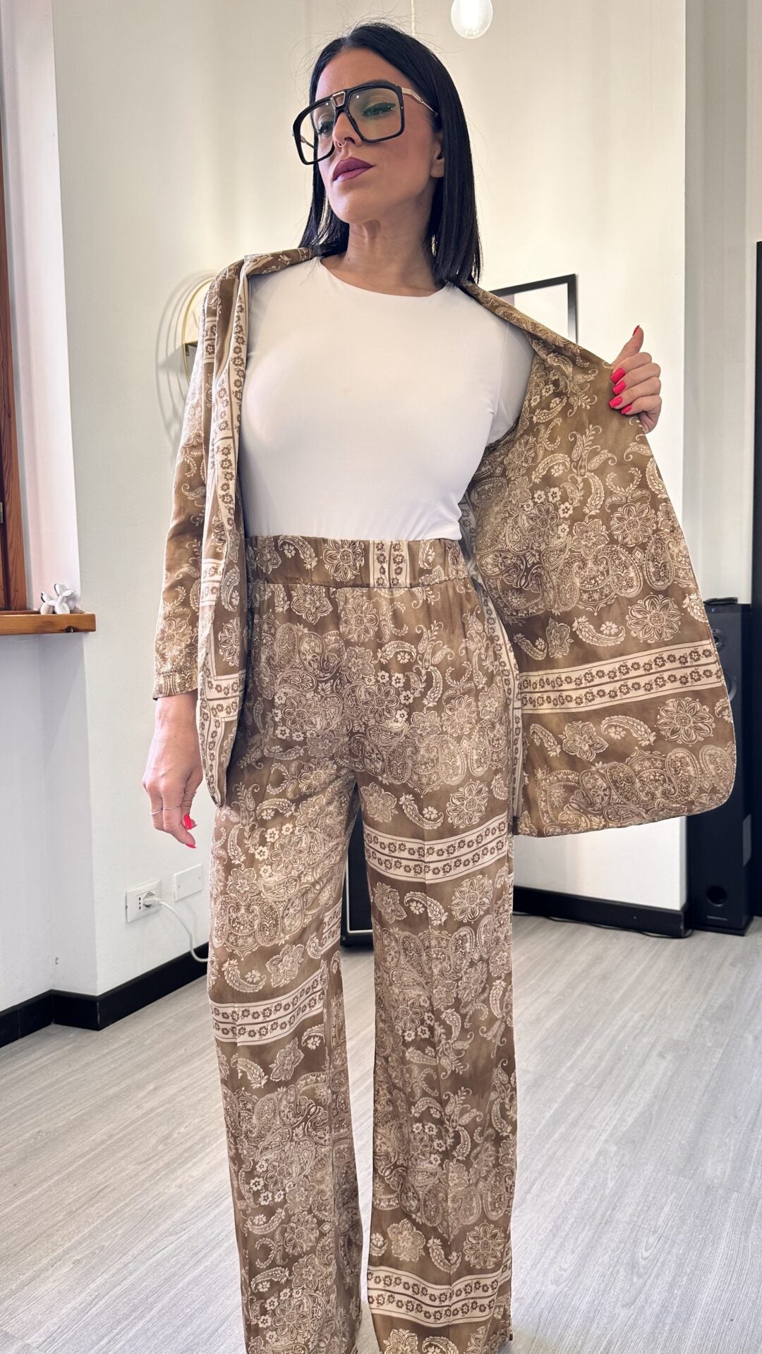 TAILLEUR FANTASIA ECRU (S/M)