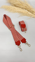 TRACOLLA BORSA ROSSO BIANCO