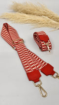 TRACOLLA BORSA ROSSO BIANCO
