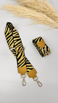 TRACOLLA BORSA ZEBRA GIALLO