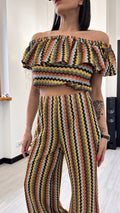 COORDINATO MULTICOLOR GIALLO