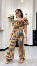COORDINATO MULTICOLOR GIALLO