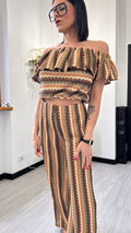 COORDINATO MULTICOLOR BEIGE