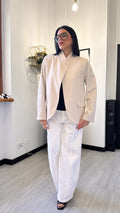 GIACCA CHIUSURA AL COLLO BEIGE