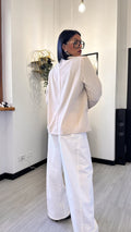 GIACCA CHIUSURA AL COLLO BEIGE