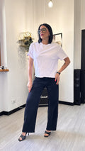 T-SHIRT CON NODO BIANCA