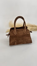 MINI BAULETTO SCAMOSCIATO CAMEL