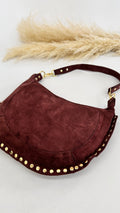 BORSA MOON CON BORCHIE BORDEAUX