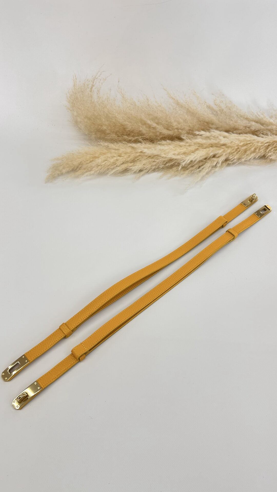 CINTURA BIRKI SLIM GIALLA