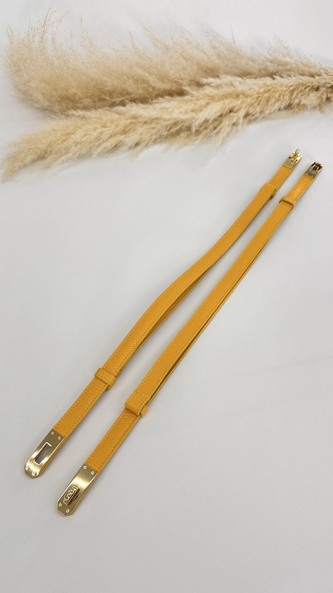 CINTURA BIRKI SLIM GIALLA