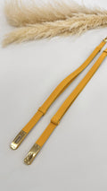 CINTURA BIRKI SLIM GIALLA