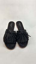 CIABATTINA CON FRANGE NERA