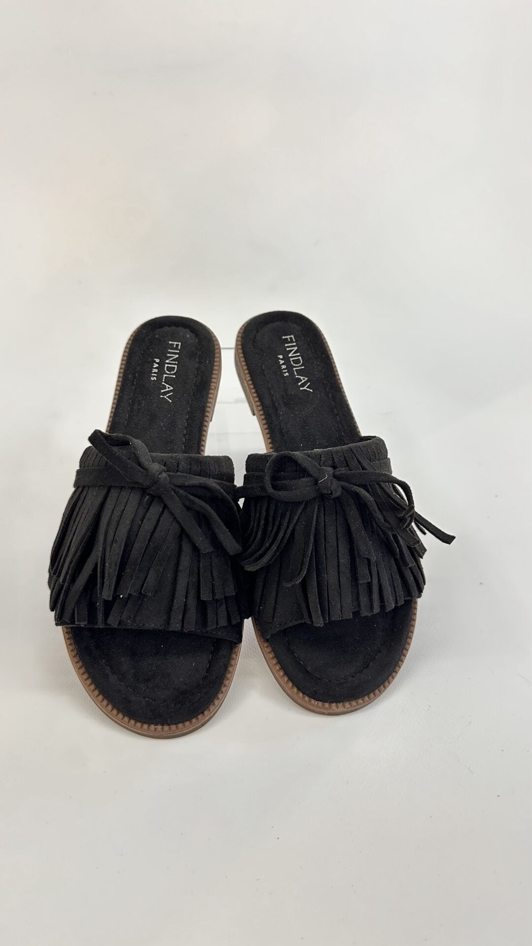 CIABATTINA CON FRANGE NERA