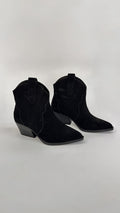 TEXANO BASSO TRAFORATO SCAMOSCIATO NERO