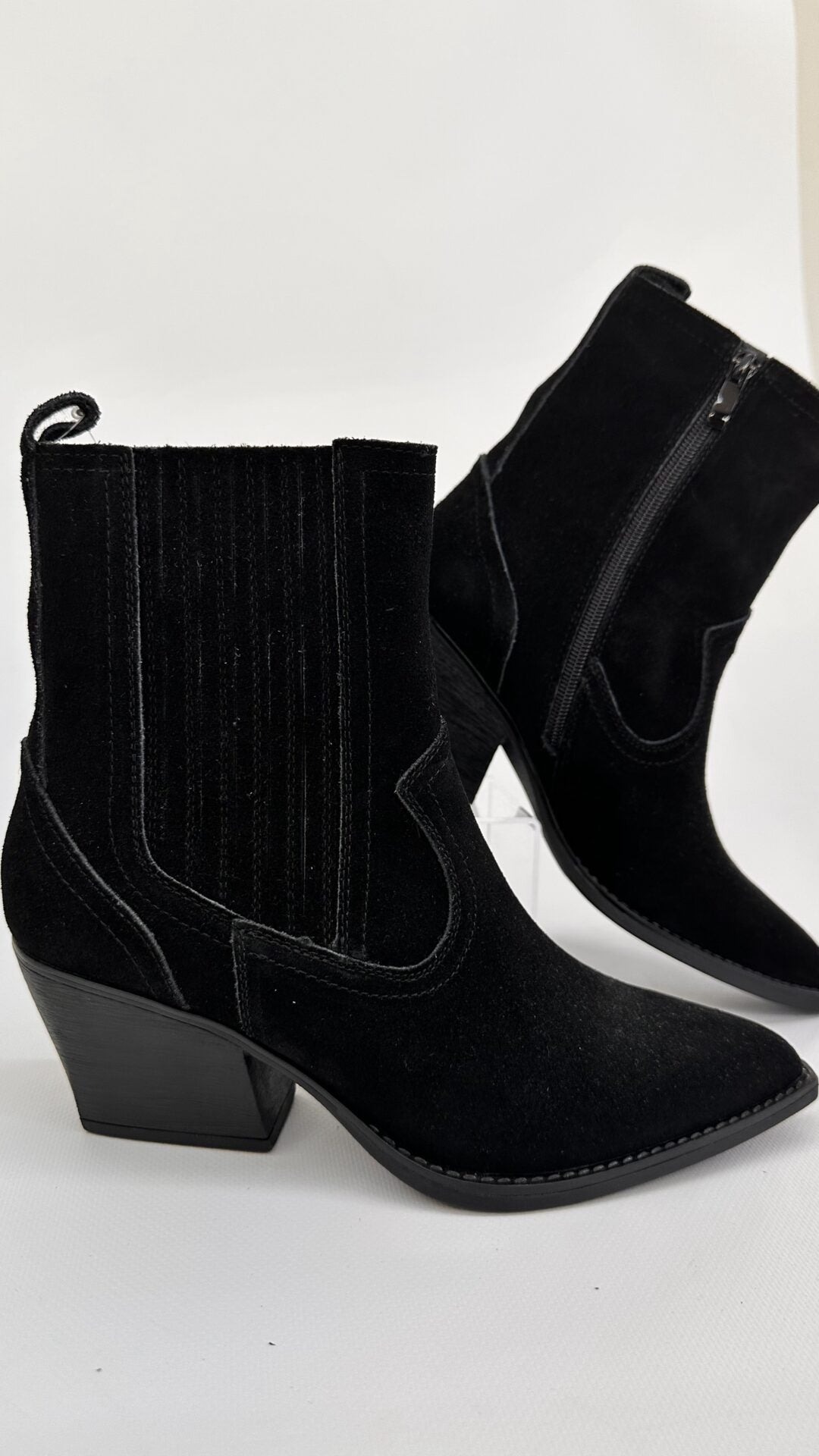 TEXANO BASSO SCAMOSCIATO NERO