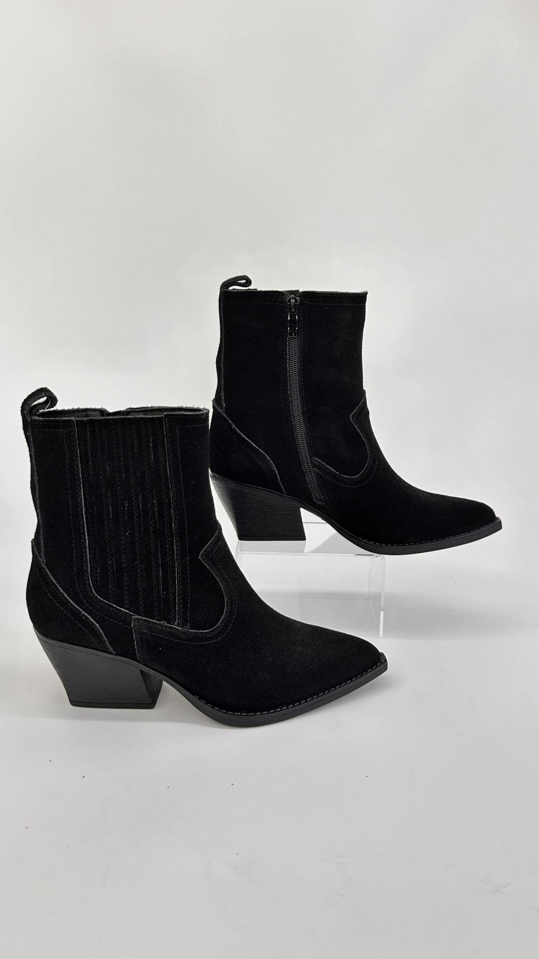 TEXANO BASSO SCAMOSCIATO NERO