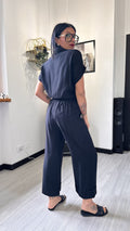 COORDINATO CAMICIA CON NODO NERO