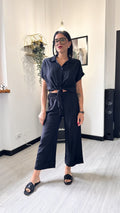 COORDINATO CAMICIA CON NODO NERO