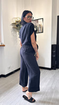 COORDINATO CAMICIA CON NODO NERO