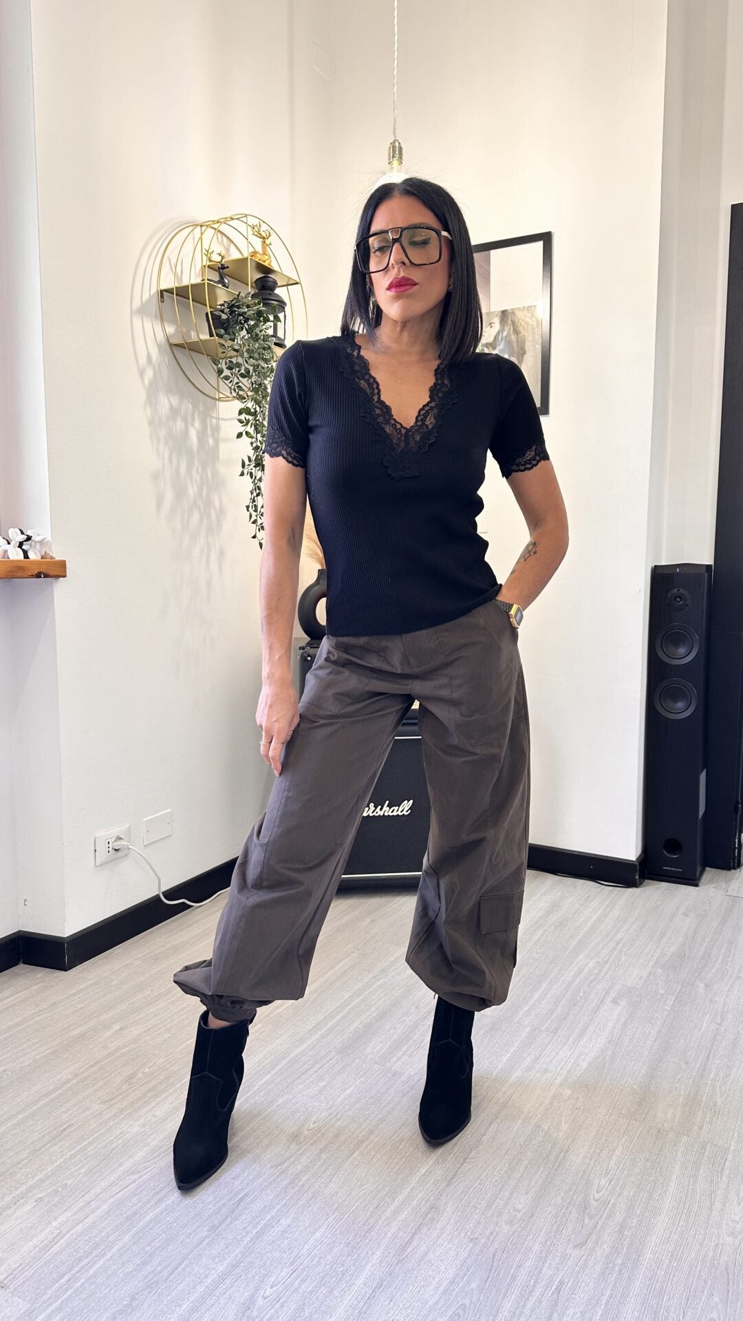 PANTALONE CARGO TESTA DI MORO