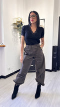 PANTALONE CARGO TESTA DI MORO