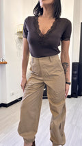 PANTALONE CARGO MARRONE