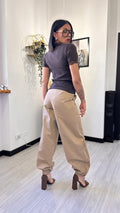 PANTALONE CARGO MARRONE