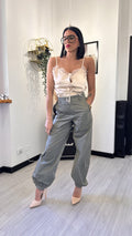 PANTALONE CARGO GRIGIO (S)