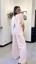T-SHIRT APERTA SUL RETRO BEIGE