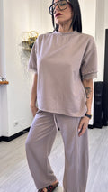 PANTALONE TUTA BAGGY FANGO
