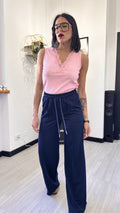 PANTALONE TUTA PALAZZO BLU