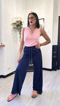PANTALONE TUTA PALAZZO BLU