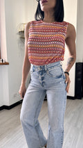0028 JEANS A PALAZZO CHIARO