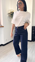 1298 JEANS A PALAZZO BLU