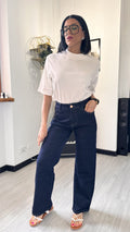 1298 JEANS A PALAZZO BLU