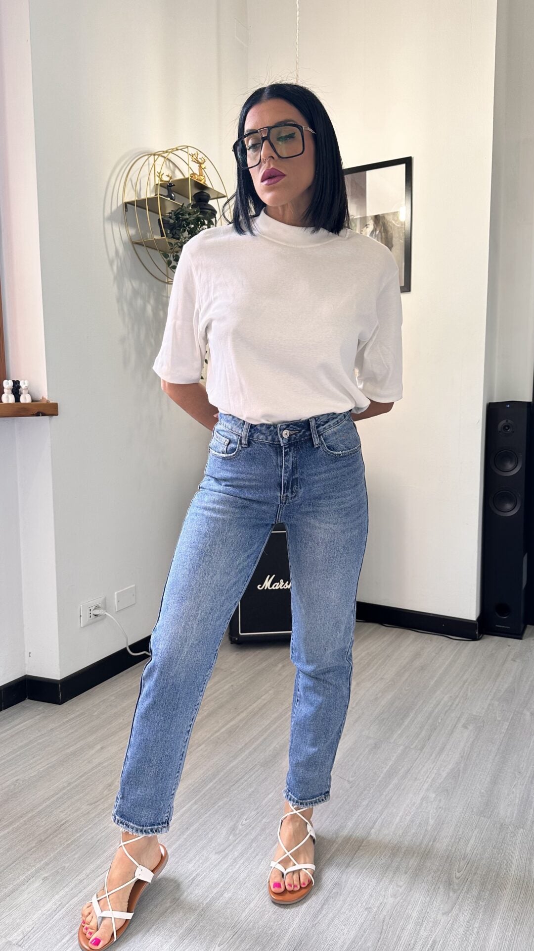 0952 JEANS SIGARETTA SCURI