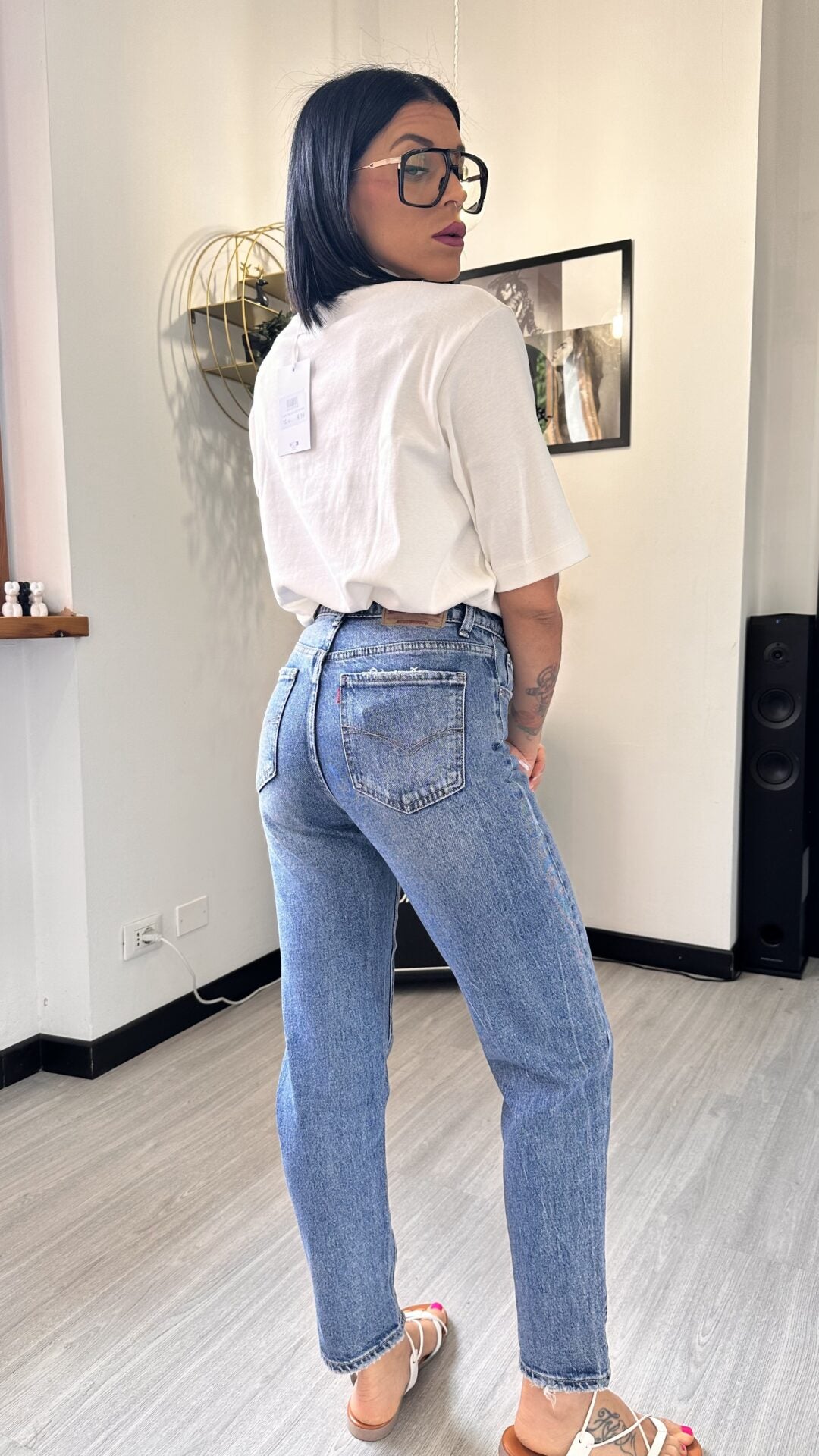 0952 JEANS SIGARETTA SCURI