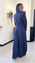 COORDINATO BLU GIACCA PANTALONE