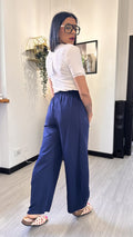 PANTALONE TUTA BAGGY BLU