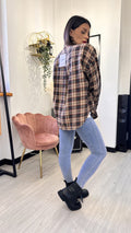 CAMICIA VINTAGE A SCACCHI NERA