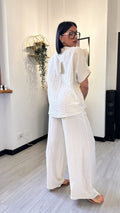 COORDINATO CON CAMICIONA BEIGE