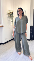 COORDINATO CON CAMICIONA MILITARE