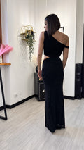 ABITO LUNGO BLACK STARDUST