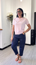 POLO IN MAGLINA SHINE ROSA