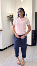 POLO IN MAGLINA SHINE ROSA