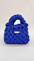 BORSA INTRECCIO ICON BLU ELETTRICO