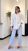 CAMICIA CUORICINO BIANCA