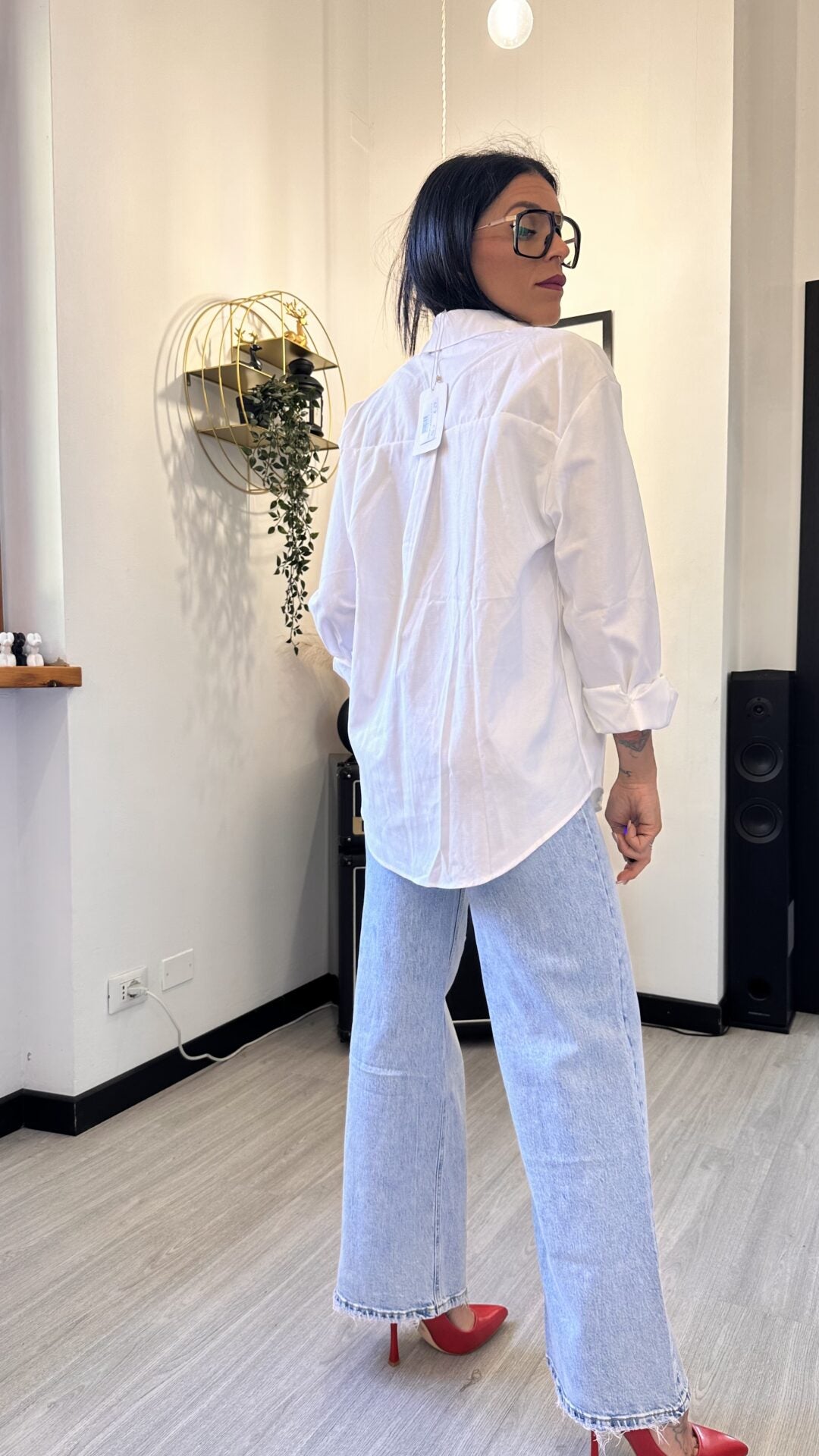 CAMICIA CUORICINO BIANCA